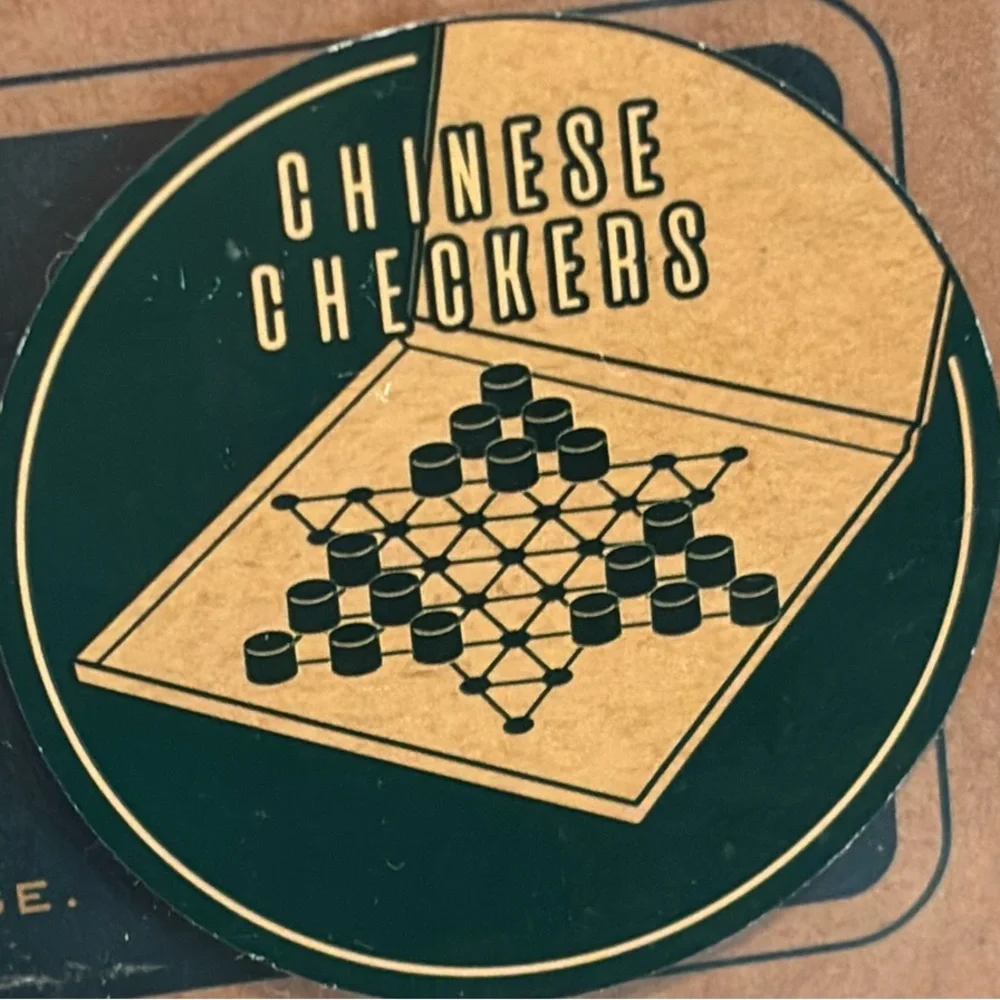 G.H. Bass & Co. Magnetic Chinese Checkers Travel Game
